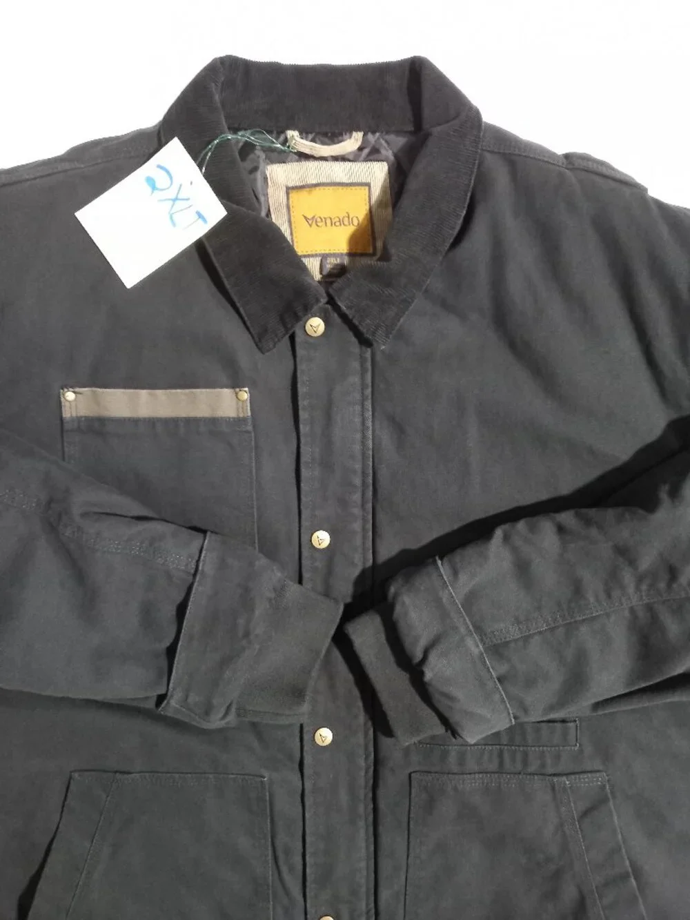 Canvas Concealed Carry Jacket - Black | 2XLT
